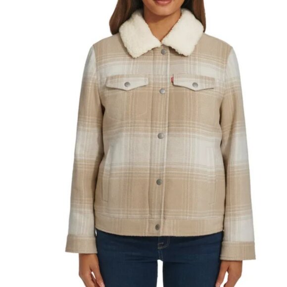 Levis Sherpa Trucker Jacket - Picture 1 of 11